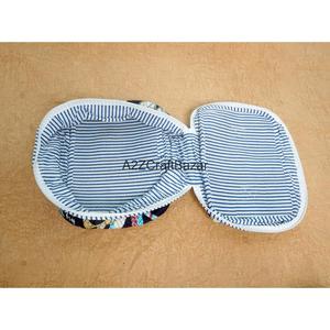 กระเป๋าเครื่องสำอางแบบซิป ผ้าฝ้ายรักษ์โลก ทนทาน น้ำหนักเบา ใช้ซ้ำได้ ลายพิมพ์สัตว์สไตล์โบฮีเมียน ชุดกระเป๋าเดินทาง - Product Image 5