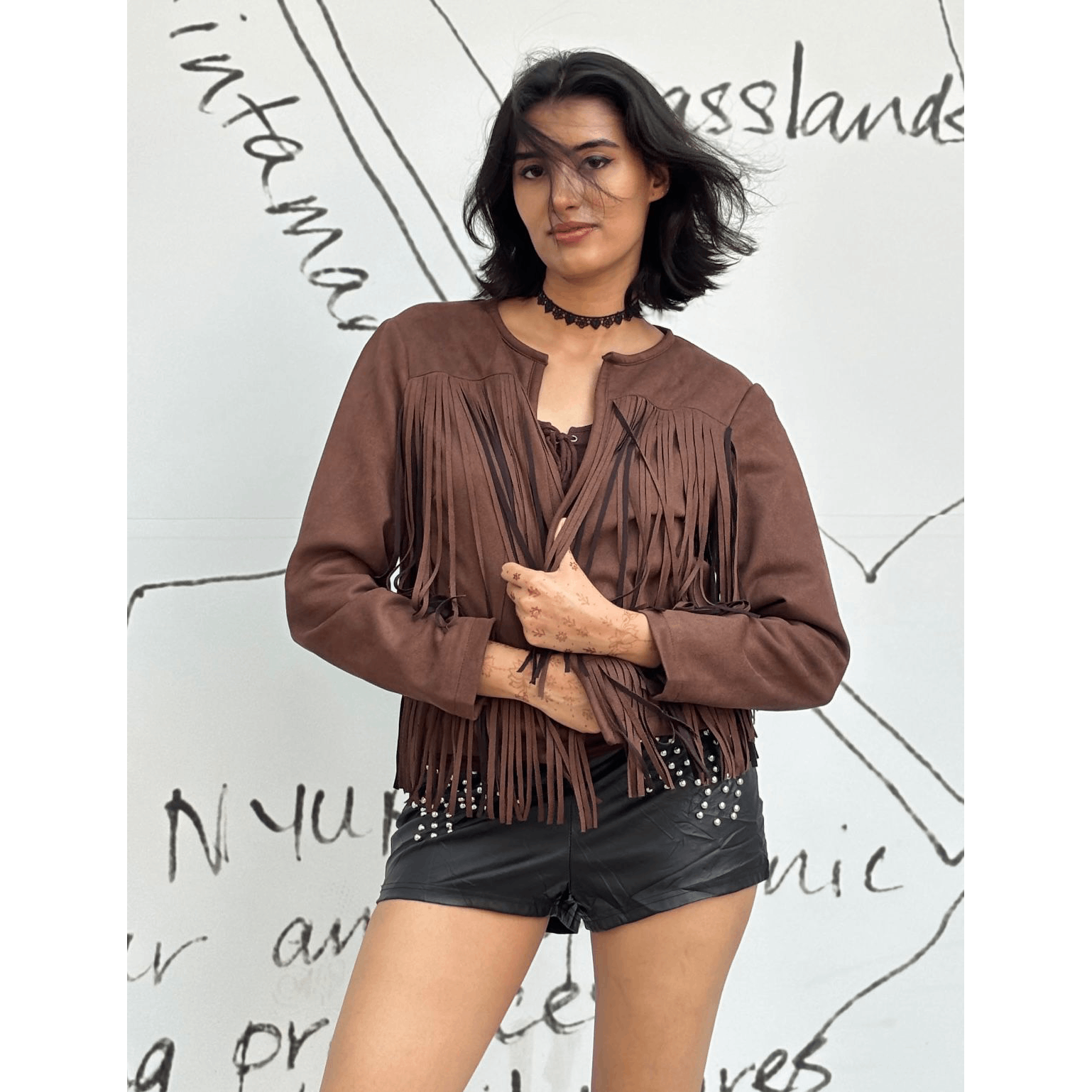 สีน้ำตาล