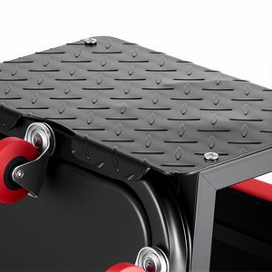 Sgabello da Lavoro per Officina con Capacità di 300 Libbre, Rotazione a 360° e Vassoio Portautensili - Product Image 2
