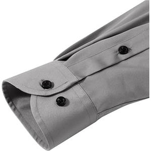 Camisas de Vestir para Hombre, Manga Larga, Elásticas, Sin Arrugas, para Boda, Formales, de Negocios, con Botones - Product Image 5