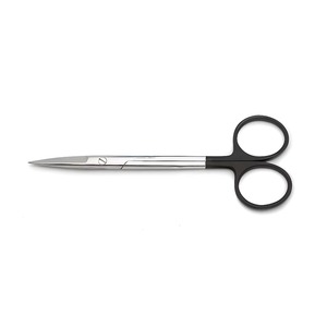 กรรไกรไอริส ซุปเปอร์คัท รุ่นแมนนวล 14 ซม. (5.5 นิ้ว) ใบมีดตรง ผลิตจากเหล็กกล้าไร้สนิมเยอรมัน ใช้ซ้ำได้ สำหรับการผ่าตัดช่องท้อง ได้รับการรับรองมาตรฐาน CE - Product Image 3