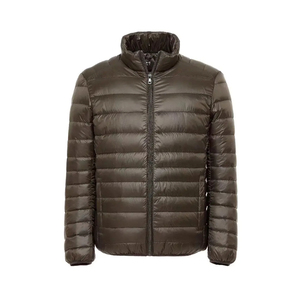 Men's High Street Winter Puffer Jacket Windproof Waterproof Bubble Padded <b>Quilted</b> Custom Logo Oversized Stand Collar <b>Single</b> - Product Image 3