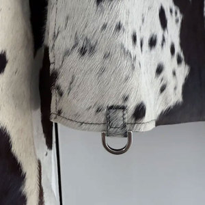 Chaquetas de cuero de vaca de nuevo diseño para hombre, chaqueta de invierno de cuero de vaca hecha a medida para hombre - Product Image 5