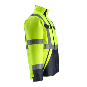 Hot Sell Men's Winter Safety Reflective Hooded <b>Waterproof</b> High Visibility <b>Work</b> Construction Unisex Jackets - Product Image 2