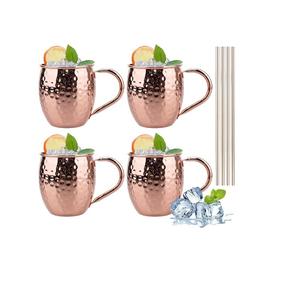 Vente en gros de tasses en cuivre et acier inoxydable avec finition lisse, tasses à boire en cuivre pour accessoires de bar - Product Image 5