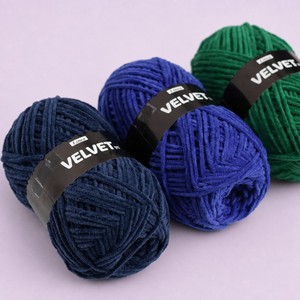 ไหมพรมโพลีเอสเตอร์แบบถักโครเชต์ ไหมพรมกำมะหยี่โพลีเอสเตอร์สำหรับถักมือ น้ำหนัก 100 กรัม ไหมพรมเส้นใหญ่ ไหมพรมเชนีลเส้นใหญ่ - Product Image 2