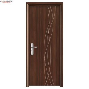 Puerta de Madera Compuesta Resistente al Agua y Anti-encogimiento, Acabado Pintado, Diseño Rústico, Precio Competitivo, para Baño, Hotel, Villa - Product Image 1