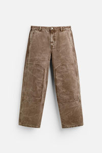 <b>Cargo</b> <b>Pants</b> Straight Leg Utility Pocket Trousers Suitable For Everyday Wear Travel And Light <b>Work</b> - Product Image 2