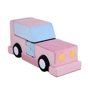 Juego de Coches de Espuma Montessori para Niños Pequeños – Juguete de Coche Modular Ecológico con Cubierta de Terciopelo para Uso Preescolar - Product Image 6