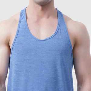 Camiseta sin mangas para hombre, con cuello personalizado y tu logo, camiseta sin mangas para hombre al por mayor, camiseta sin mangas para gimnasio - Product Image 2
