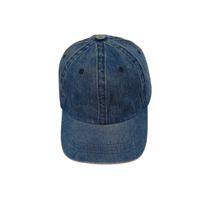 Factory Supplier Everyday Wear Custom Soft Multi <b>Panel</b> Form Denim Baseball Cap Casual Style 100% Polyester Unisex All Seasons - Product Image 1