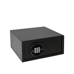 Coffre-fort numérique pour hôtel 2026 avec serrure électronique à code, en acier noir, durable, accès par clé, 1,5 mm (porte) / 2 mm (corps) EM-1942-BC - Product Image 4