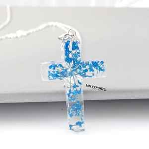 สร้อยคอรูปกากบาทเรซิ่นขายดีที่สุดจาก MN EXPORTS - Product Image 3