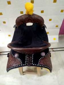 Nuevo Diseño de Silla de Montar Western de Cuero, Sillas de Montar de Cuero para Equitación, Silla de Montar Western para Doma y Carreras - Product Image 3