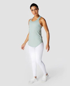 Filles logo personnalisé entraînement Fitness séchage rapide blanc Yoga Gym musculation Singlet débardeur femmes débardeurs respirant - Product Image 6