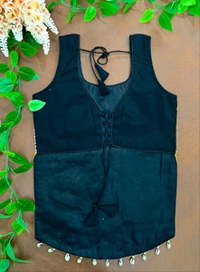 Blusa étnica de algodón con bordados coloridos y detalles de cuentas para mujer, ropa tradicional india y pakistaní para bodas. - Product Image 6
