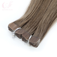 Extensions de cheveux vierges Remy à bandes adhésives, super double drawn, cuticules alignées, vente en gros, prix abordable, très demandées