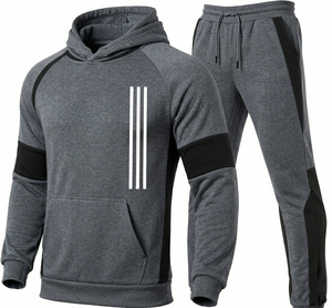 Ensembles de survêtements de football unisexes ajustés, respirants et confortables, avec lettrage, design haut de gamme, pour le printemps, vente en gros - Product Image 3