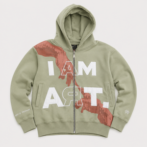 Custom Printed Full <b>Zip</b> Hoodie Men's Cotton Fleece Sweatshirt <b>Hooded</b> Regular Fit Autumn Wear - Product Image 5