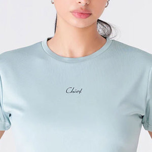 New Arrival Comfortable Slim Fit Breathable Supplier High Quality Best Service New Design Street Wear Printed Women Crop Top - Product Image 6