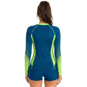 Custom <b>Women</b> Compression Long Sleeve <b>Rash</b> <b>Guard</b> Breathable Stretch Fabric Fitness Fit Training Activewear Streetwear <b>Women</b> Shirt - Product Image 2