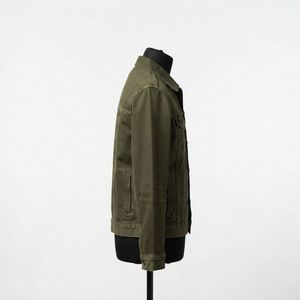 Comfortable Stylish Winter Denim Jacket for Men Streetwear Casual Outerwear Modern Fit Denim Jacket - Product Image 2