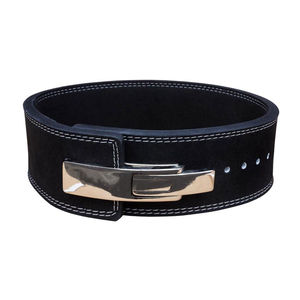 Ceinture de musculation à levier en cuir de vachette, sangles d'entraînement de gym, soutien lombaire antidérapant, imperméable, réglable, unisexe, OEM - Product Image 1