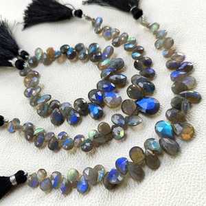 Gemas Naturales de Jaspe Verde Azulado con Destellos de Fuego, Corte Brillante, Cuentas Facetadas, Hilo de Piedras Preciosas con Cambio de Color para Joyería - Product Image 1
