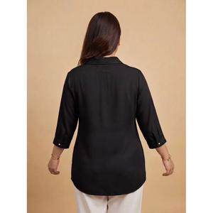 Camisa Informal para Mujer con Acabado Suave de Primera Calidad, Compra Directa del Proveedor - Product Image 2