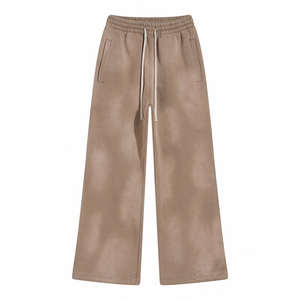 Pantalon en molleton de coton pour l'hiver, à porter au quotidien, tissu doux, coupe confortable - Product Image 6