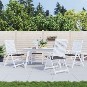 Coussins de chaise d'extérieur en tissu Oxford anthracite 19.7 "x 19.7" x 1.2 "4pcs Coussins et oreillers de jardin - Product Image 1