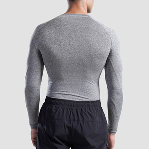 Men Athletic Compression T Shirt <b>Long</b> <b>Sleeve</b> Quick Dry Running Training Gym Wear <b>Base</b> <b>Layer</b> - Product Image 2
