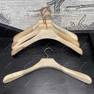 Khadim Handicrafts Wooden Carved Polygon Clothes <b>Hangers</b> Non Slip Eco-Friendly Luxury Design Wardrobe Closet Retail Display - Product Image 2