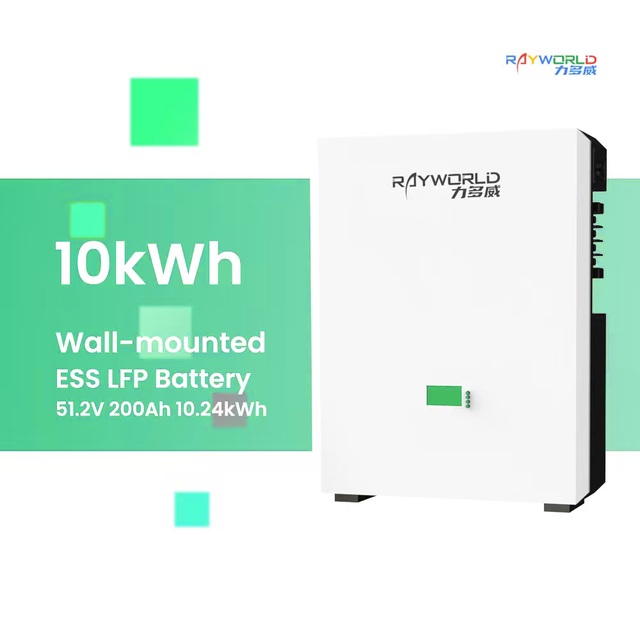 Home Energy Storage Battery 51.2V 200Ah 10kWh Wall Mounted LiFePO4 Battery 48V 200Ah 9.6Kwh Solar Lithium Battery Pack