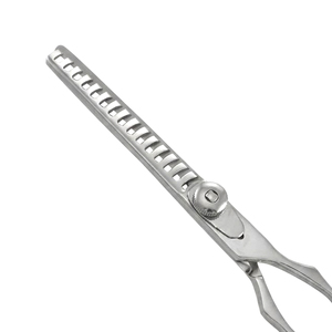 Ciseaux à effiler professionnels en acier inoxydable de haute qualité pour barbier et salon, avec vis de tension réglable - Product Image 6