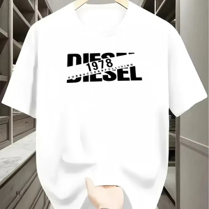 เสื้อยืดคอกลมทรงหลวมสบายๆ ผ้าเนื้อหนา 300 กรัม เป็นมิตรกับสิ่งแวดล้อม ระบายอากาศได้ดี แบบยูนิเซ็กส์ สไตล์ฮาราจูกุ แขนสั้น สำหรับผู้ชาย - Product Image 1