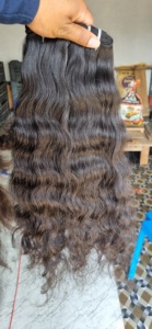 Pour Genius Weft Remy Extensions de cheveux crus vierges indiens à un tirage Doux Naturel Belle trame bouclée soyeuse - Product Image 5