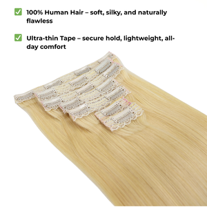 Super vente prix d'usine Combo Clip dans les extensions de cheveux 100% cheveux bruts humains vietnamiens - Product Image 2