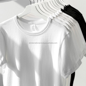 High Quality Bulk <b>Blank</b> T-Shirts Mens Clothing Short Sleeve 120g Heavy <b>Weight</b> 100% Cotton Anti-shrink Regular Fit Casual Digital - Product Image 2