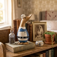 Figurine de canard en bambou artisanale et écologique, design Art Déco, personnalisable, pour présentoir, décoration intérieure, hôtel