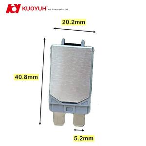 Disjoncteur à lame unipolaire 12V/24V 5A-30A ATC, type standard, à bornes, réinitialisation automatique, réinitialisation manuelle, automobile, plastique, SAE - Product Image 5
