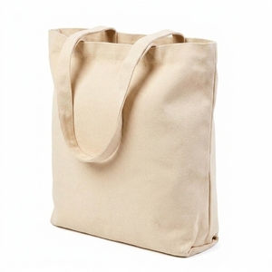 Sac de courses en toile grand format couleur naturelle avec poignée d'épaule, sac fourre-tout pour épicerie, sac de courses en toile personnalisable avec logo, sac en coton durable - Product Image 2