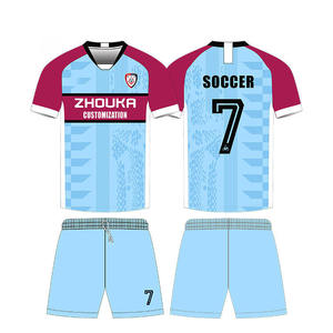 Conjunto de Camiseta de Fútbol Personalizada para Hombre, Manga Corta, Uniforme de Fútbol con Estampado, Malla Transpirable, Uniformes de Equipo, Ropa de Fútbol Personalizada - Product Image 1