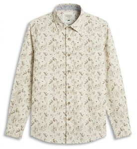 Camisa Casual de Hombre Enovate con Estampado Floral, 100% Algodón, ODM, Manga Larga, Cuello Clásico, Transpirable, Popelina, Verano - Product Image 1