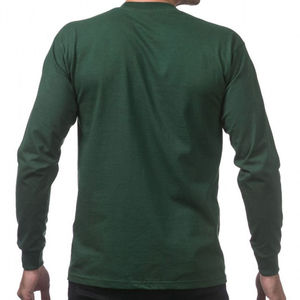 เสื้อยืดแขนยาวผู้ชาย คุณภาพสูง ใส่สบาย ผลิตจากผ้าฝ้าย 100% ทรงหลวม ระบายอากาศได้ดี เนื้อผ้านุ่ม - Product Image 5