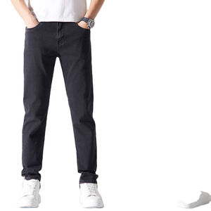 Pantalones Casuales de Mezclilla Personalizados de Cintura Media para Hombre, Jeans Formales, Transpirables y a la Moda - Product Image 1