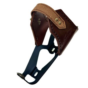 Porte-bouteille en cuir véritable réglable - Product Image 2