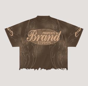 Conjunto de camiseta y pantalones cortos de algodón 100% al por mayor, 2 piezas, con logotipo bordado/impreso personalizado, hombros caídos, estilo oversized, para hombre, conjunto de verano. - Product Image 2