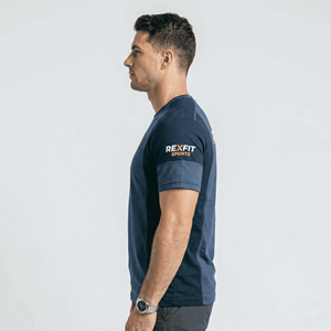 T-shirt Homme Col Rond Manches Courtes 100% Coton Épais Personnalisé 260 g/m² Style Hip-Hop Écologique Vierge sur le Devant - Product Image 4