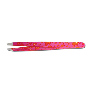 Pince à épiler biseautée pour sourcils, fabriquée au Pakistan, pour l'épilation, 2026, en acier inoxydable de haute qualité, double face, double action - Product Image 2